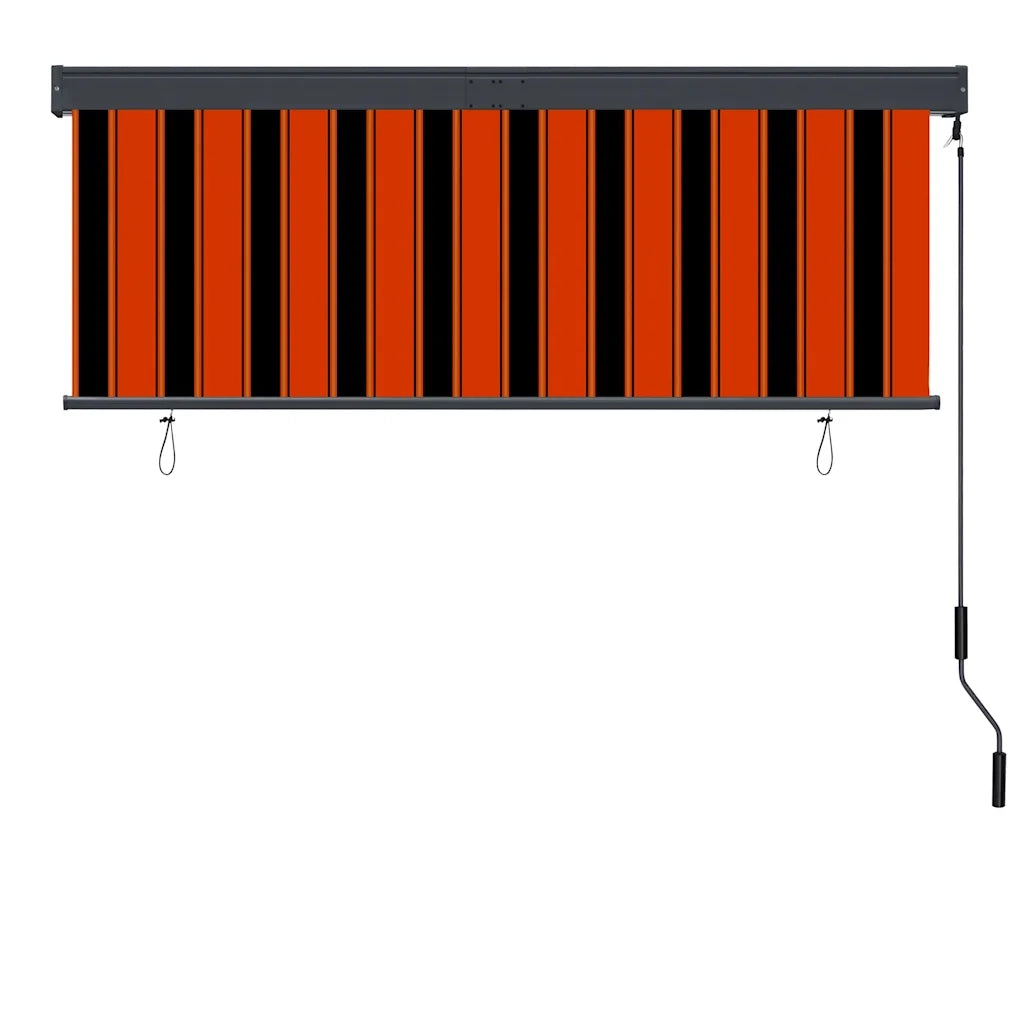 Tenda a Rullo per Esterni 160x250 cm Arancione e Marrone