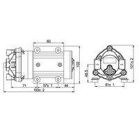 Naturewater Pompa booster 50 GPD Pompa a membrana per sistema a osmosi inversa