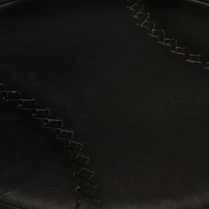 Sgabelli da Bar 2 pz Neri in Vera Pelle di Capra 338216