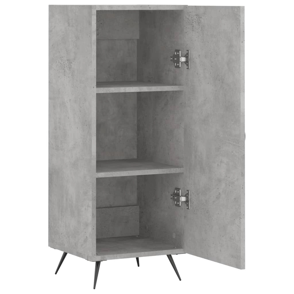 Buffet credenza cassettiera armadio mobile contenitore organizer per cucina soggiorno salotto 34,5 x 34 x 90 cm legno ingegnerizzato grigio 02_0031921