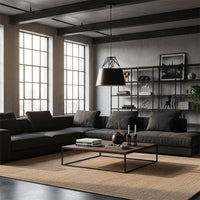 Lampada Da Soffitto Pensile Metallico Nero APP422-1CP