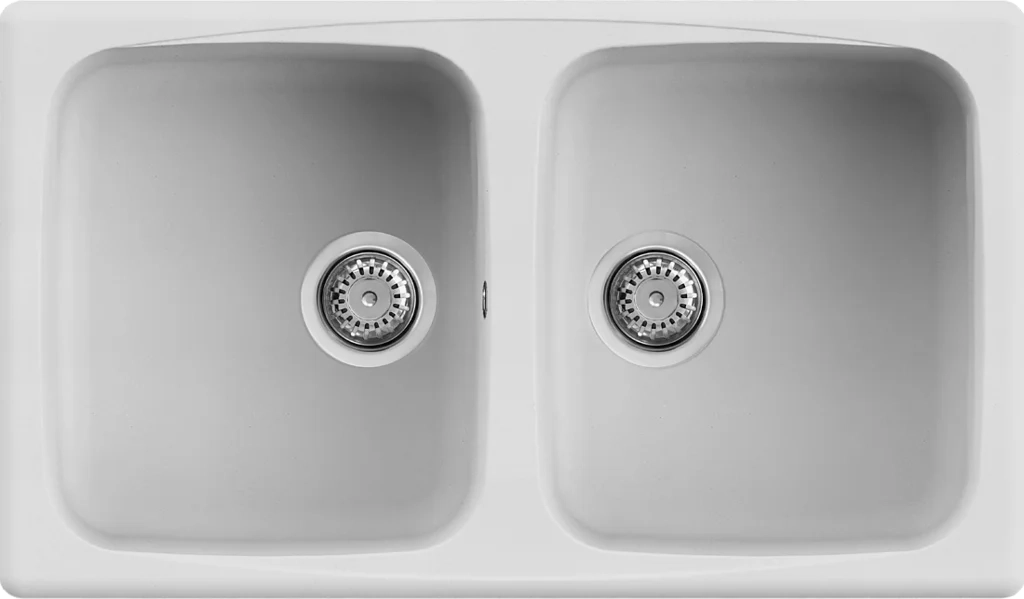 Lavello MASTER 450 86x50 2 vasche BIANCO 68