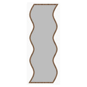 Metonoka, Specchio Forma Rettangolare, 40x120h cm Marrone Noce
