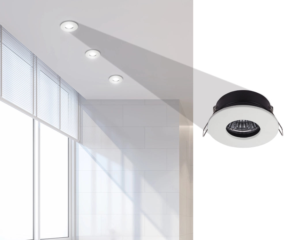 Faretto da soffitto rotondo IP65 1xMR16 bianco Candellux