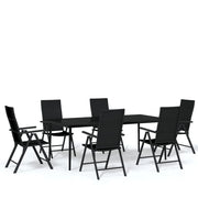 Set da pranzo da giardino nero da 7 pezzi 02_0014030
