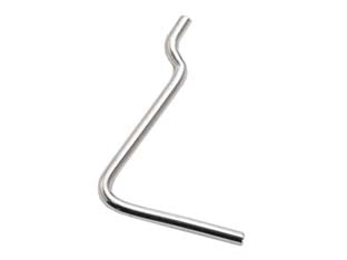 GANCI PER PANNELLI FORATI N.6- - mm.38x53 - 200 pezzi