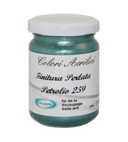 COLORE ACRILICO ML 125 PERLATO PETROLIO