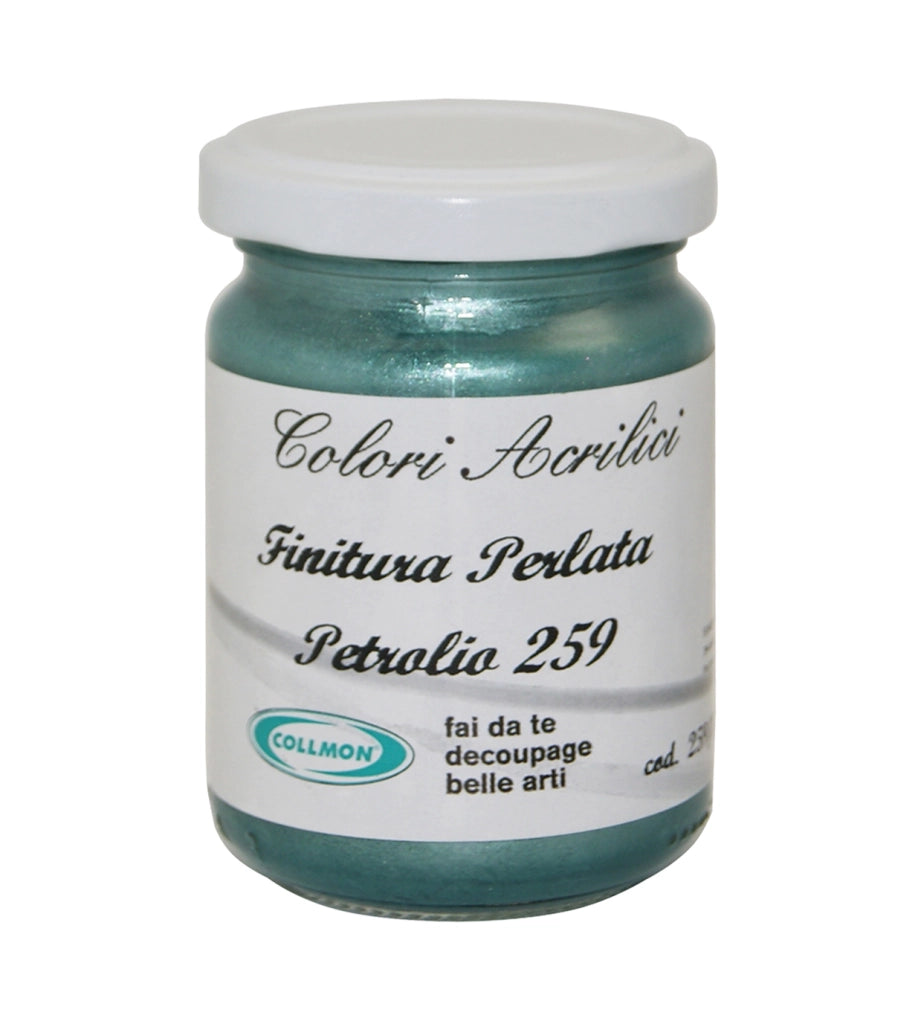 COLORE ACRILICO ML 125 PERLATO PETROLIO