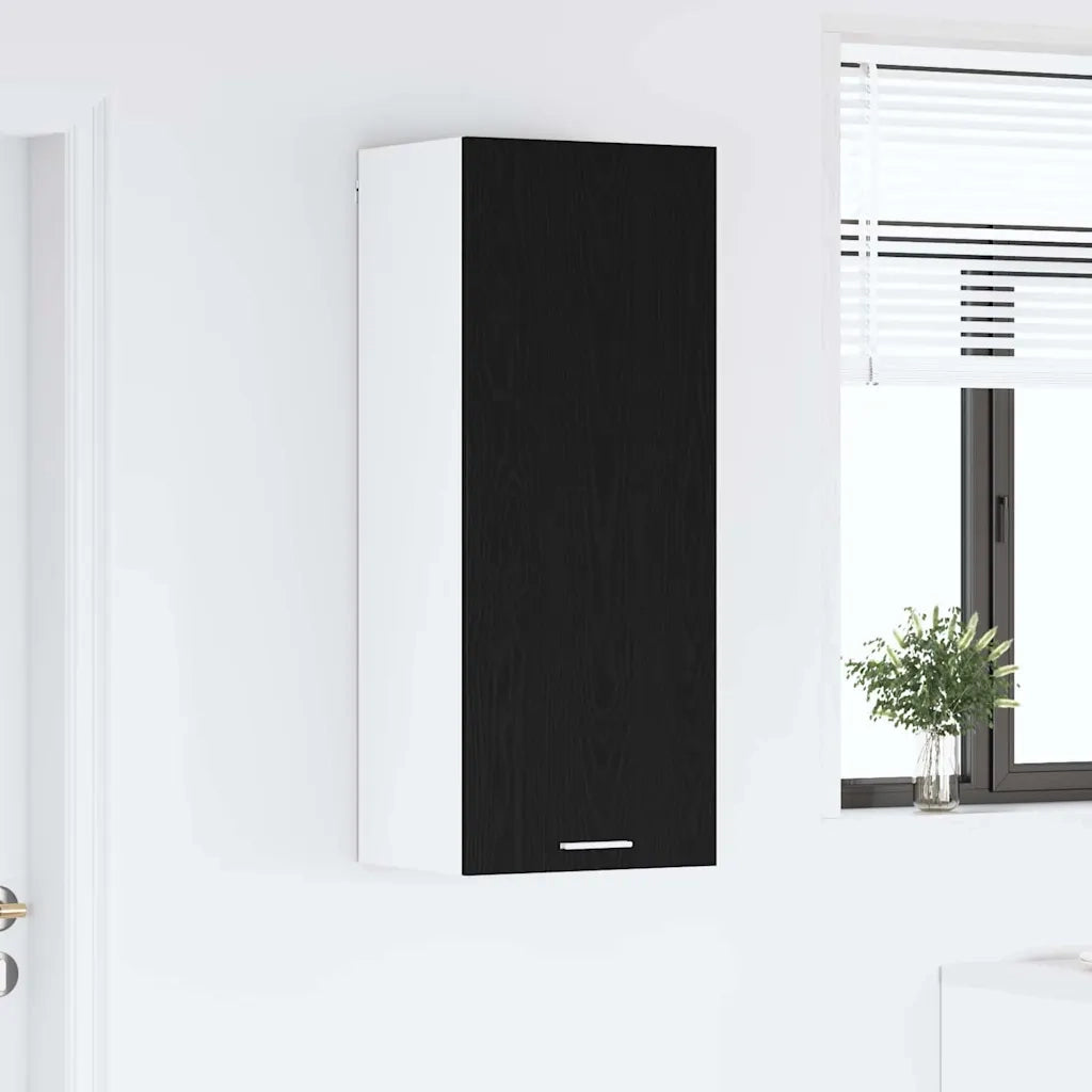 Armadio pensile Rovere Nero 40 x 31 x 100 cm Legno multistrato