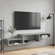 Mobile TV da Parete A parete Sonoma grigio 150 x 28 x 26 cm