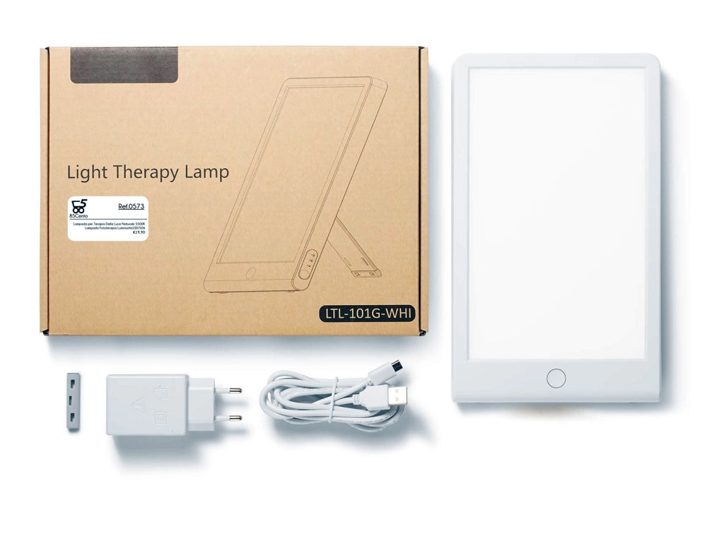 Lampada Tablet per Terapia della Luce Naturale 5500K 5W e 10W Casa Lavoro Touch Timer
