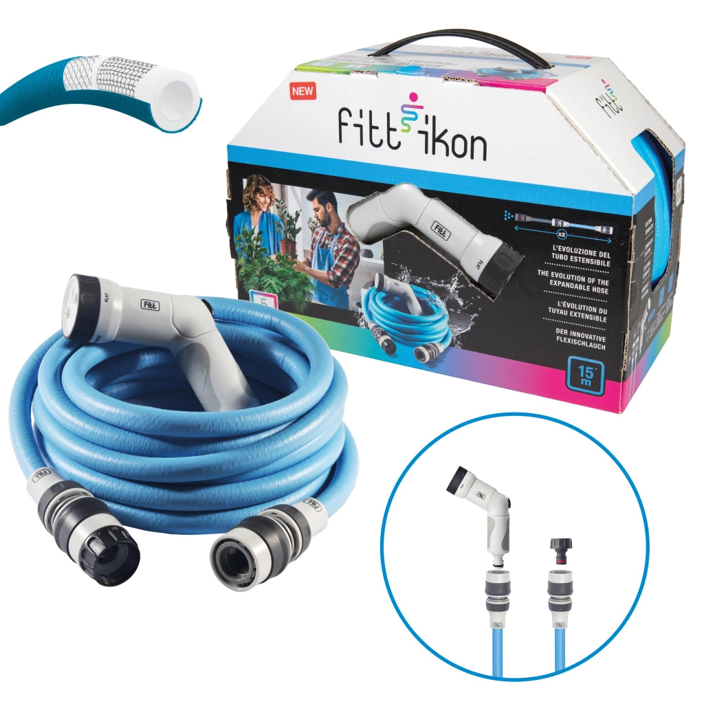 SET TUBO IKON FINO A 15 M C/ACCESSORI COLORI ASS- 4,0 pz
