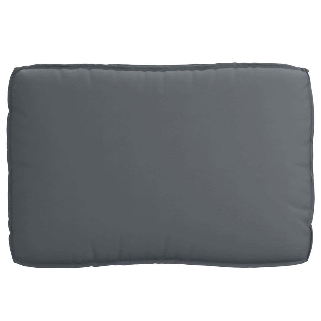 Cuscino per pallet Antracite 120x80x12 cm Tessuto Oxford