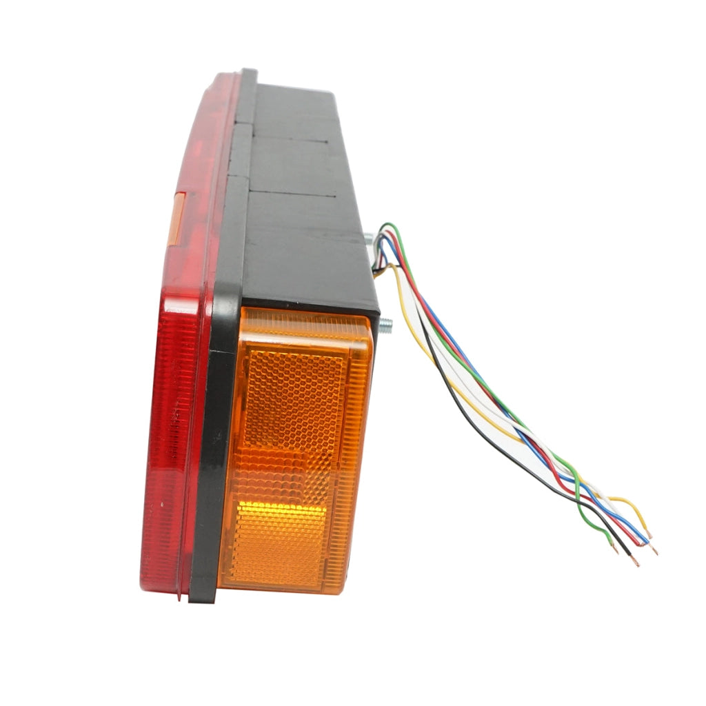 Luce freno posteriore destra Scania serie 4, Volvo FH, FL, FM con 7 funzioni 500x130x80mm Codice OEM 1387878