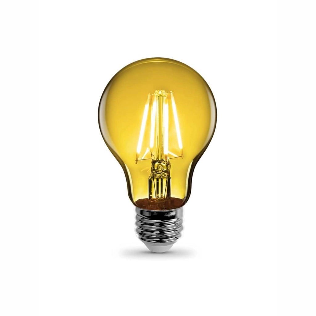 Alcapower Lampada a Filamento LED Classica 4W 230V Attacco E27 Luce Decorativa Gialla Warm Retro Design per Ambienti Interni ed Esterni Coperti