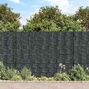Recinzione Frangivento 4 pz in PVC 35x0,19m Grigio 147866
