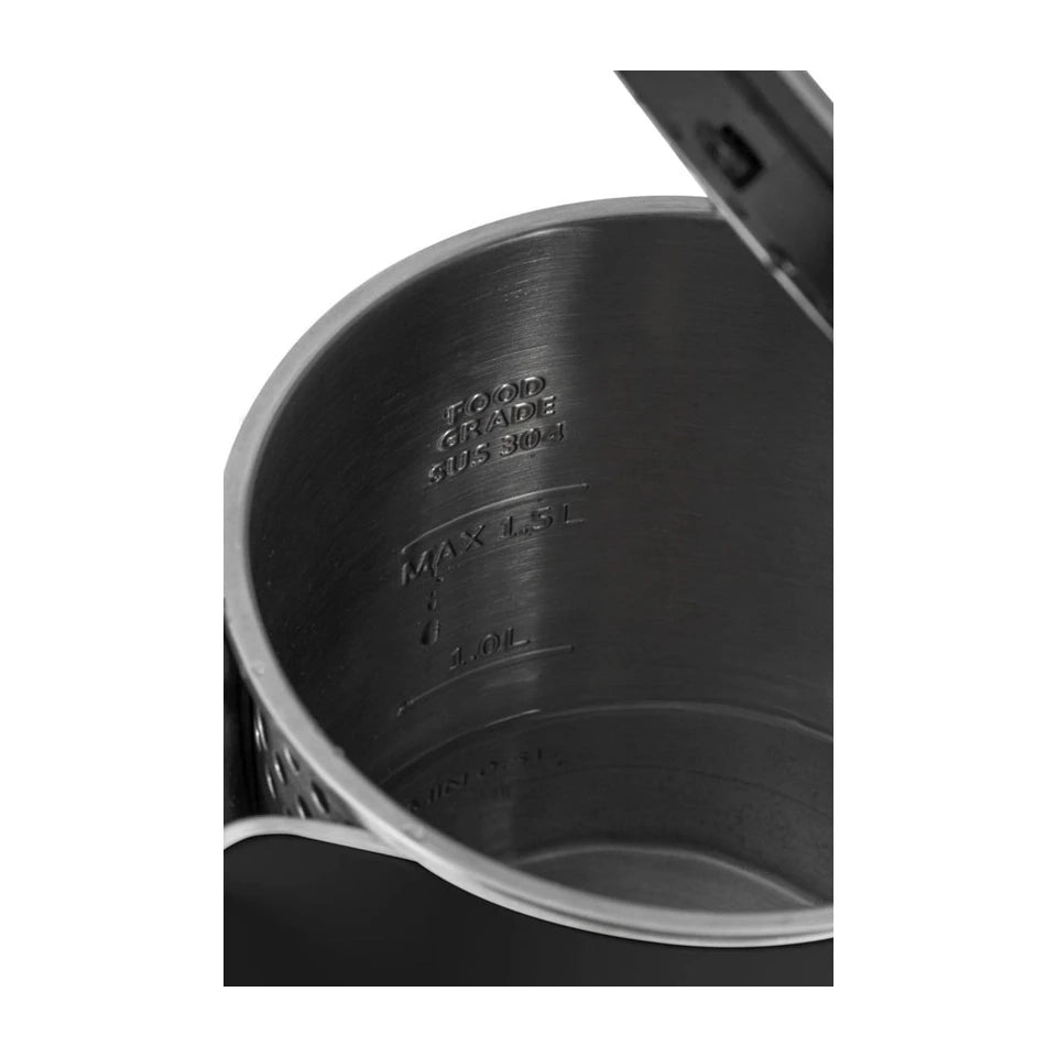 Bollitore elettrico a parete doppia 1,5 L Concept Black RK 3301