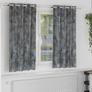Tende in Velluto con tende 2 pcs Grigio 175 x 140 cm Velluto 4107654