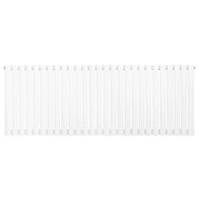 Radiatore Orizzontale Design Ovale Colonna Singola Bianco 600x1620 mm