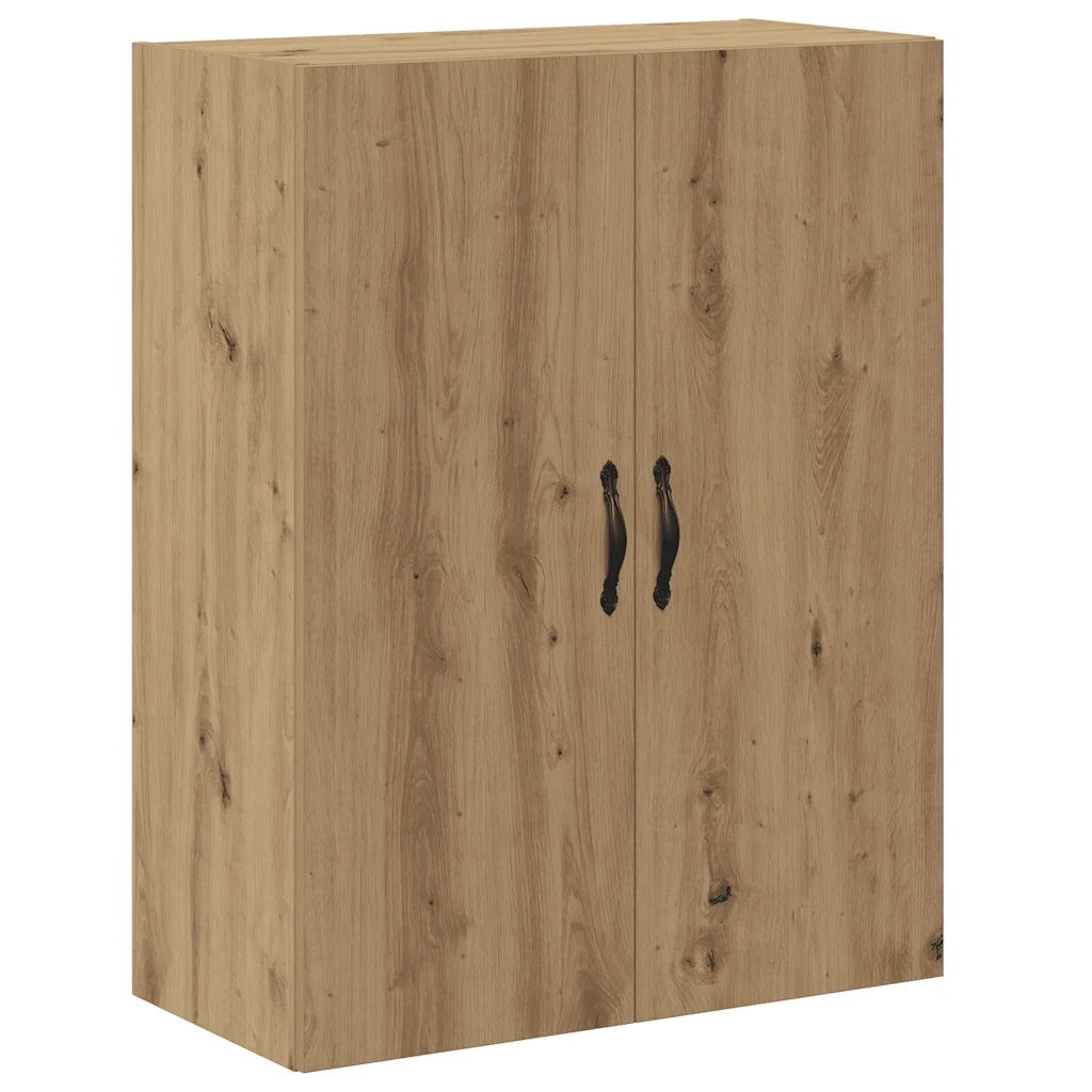Mobile a Parete Rovere Artigianale 69,5x34x90 cm in Truciolato