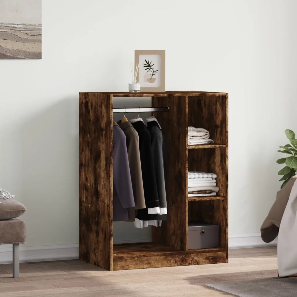 Armadio Rovere Fumo 77x48x102 cm in Legno Multistrato CFW8333914