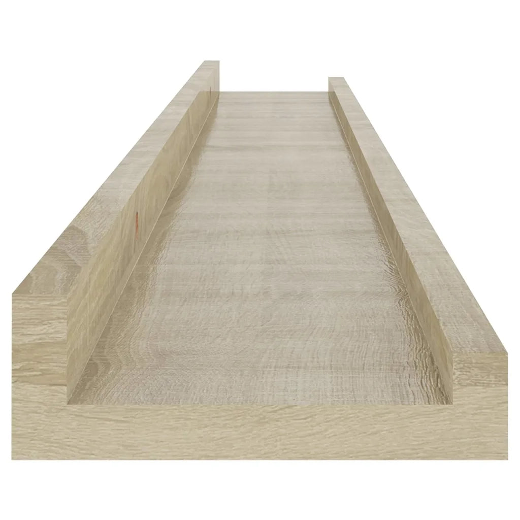 Mensole da Parete 4 pz Rovere Sonoma 80x9x3 cm cod mxl 33530
