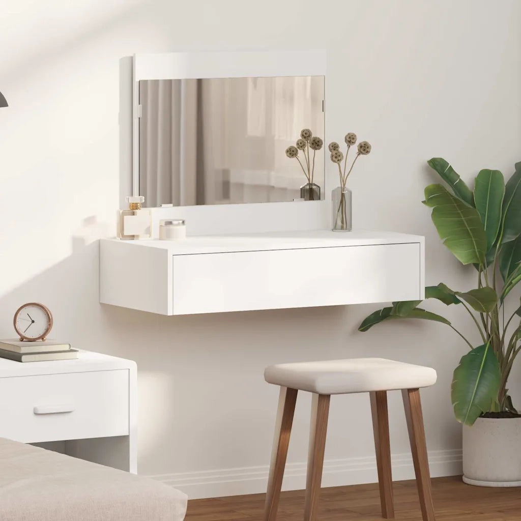 Tavolo da Trucco Bianco 83 x 40 x 70 cm Legno multistrato 865199