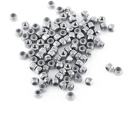 Viti di serraggio in nylon con innesco M2 - 100 pezzi - Fermo forte - Adatto per connessioni meccaniche