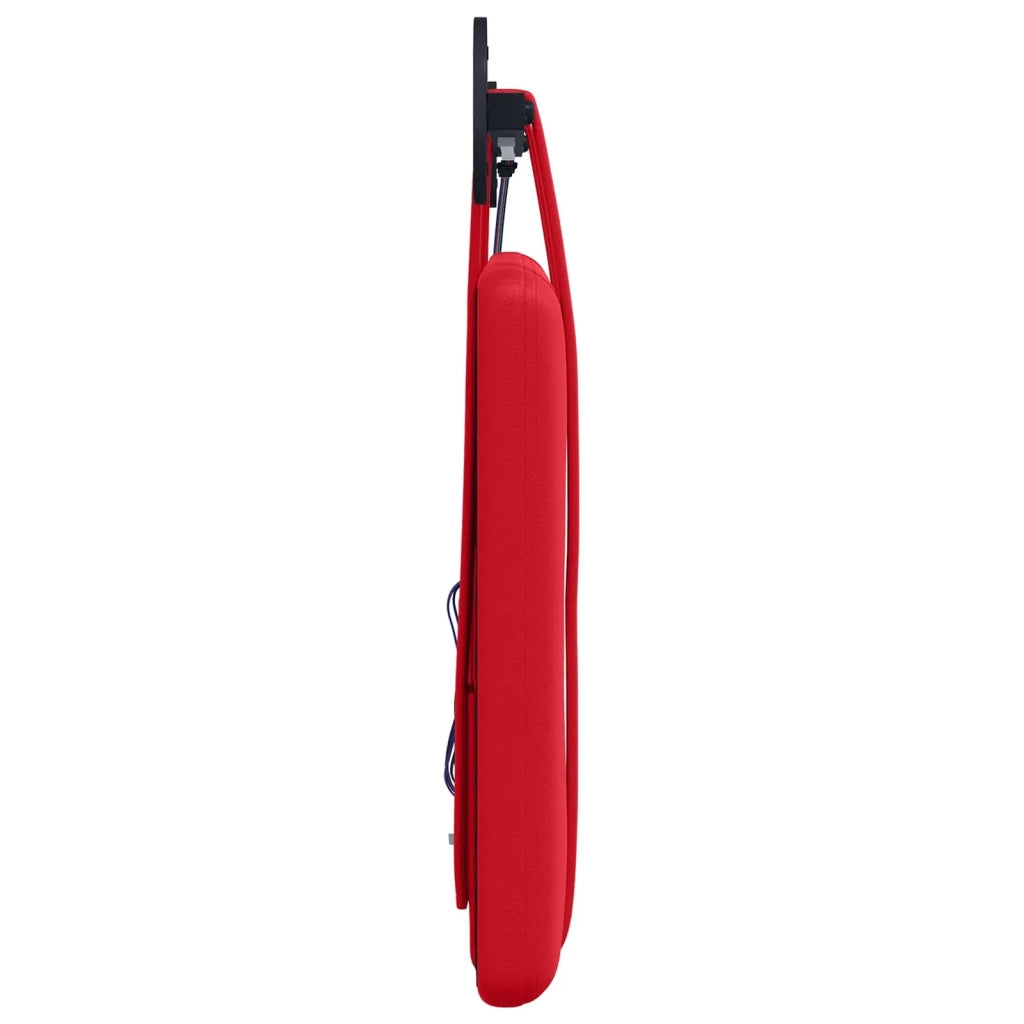 Testiera sospesa Con luce LED Rosso Similpelle 3424102
