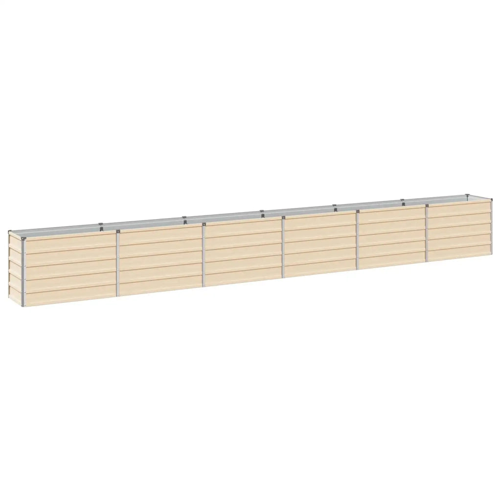 Letto rialzato da giardino Avorio 480 x 40 x 55 cm 8006293