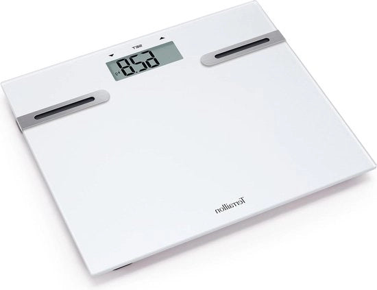 Pesa corpo elettromagnetica per 12 utenti - vetro - capacità 150 kg