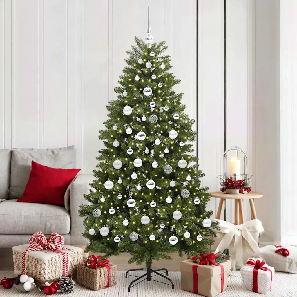 Albero di Natale artificiale Verde 180 cm PVC e Metallo 3395690