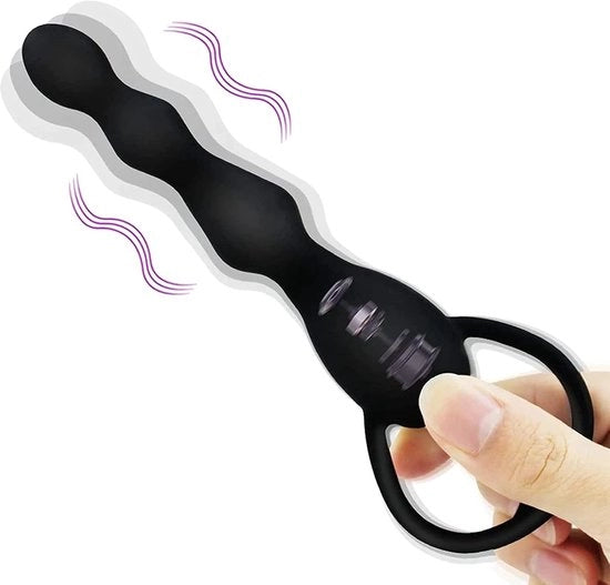 Apparecchio per massaggi per donne, giocattolo erotico portatile, vibratore anale piccolo, 10 impostazioni.