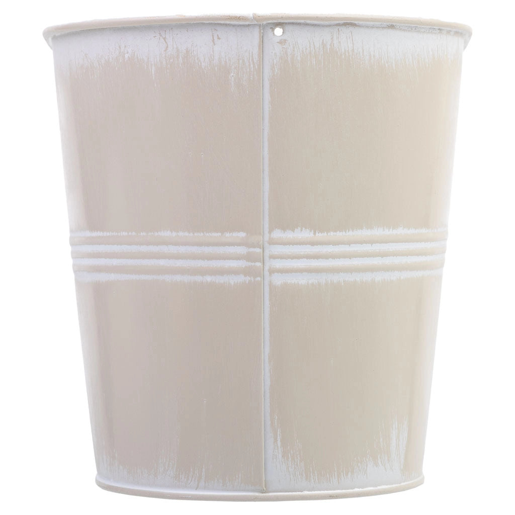 Lavandino in metallo bianco 41x14,5x14,2h cm B37,5x10,5