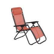 SDRAIO POLTRONA MULTIPOSIZIONE PIEGHEVOLE SIESTA RUGGINE 90X65X110H CM