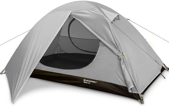 Tela Acquapatica 210D - Tela di Copertura con Tasca Porta - Borsa di Ripiegamento Compatta - Per 1-4 Persone - Peso Ridotto 2,6 kg - Tela da Campeggio