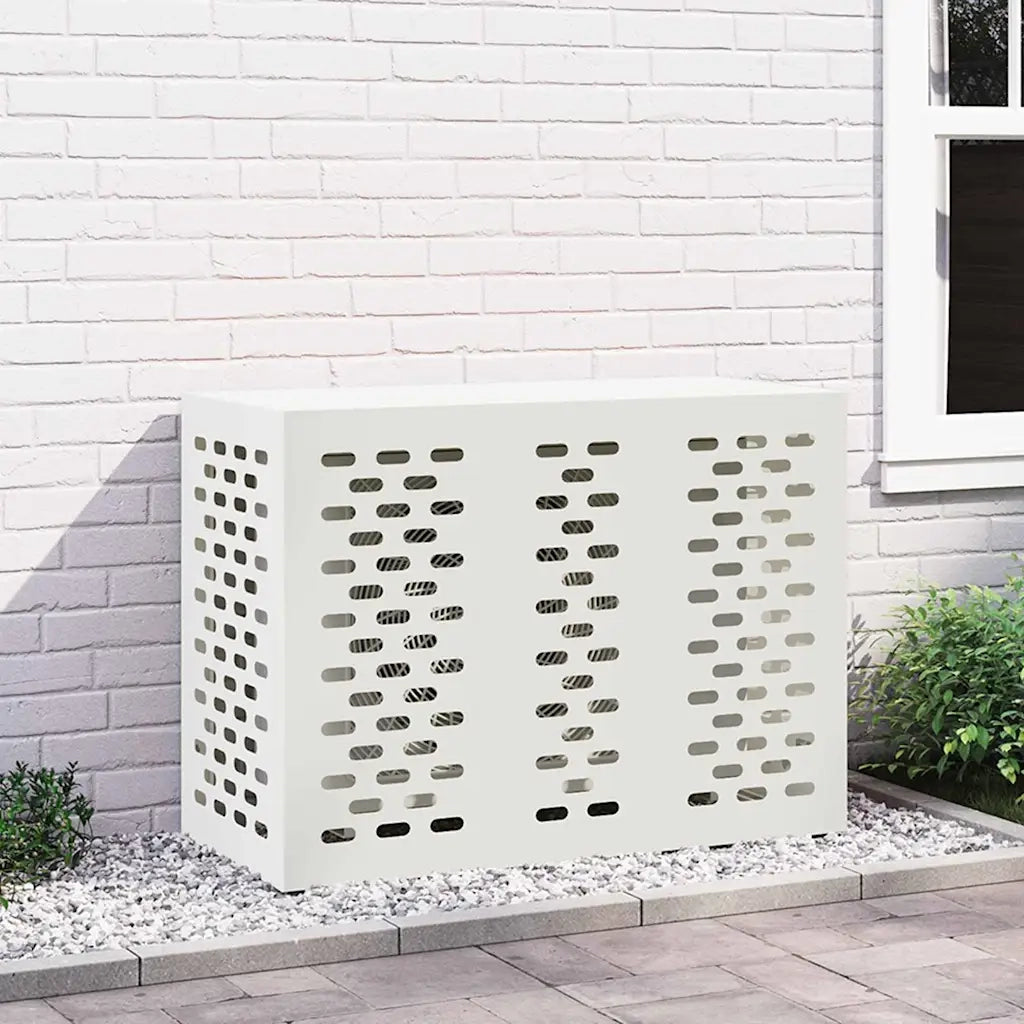 Copertura per condizionatore d'aria Bianco 110 x 50 x 80 cm