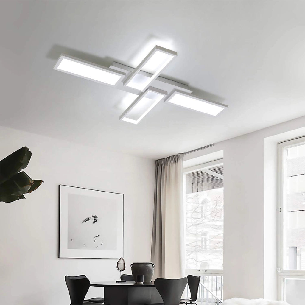 ZMH Lampada da soffitto plafoniera LED bianca dimmerabile 58W per soggiorno