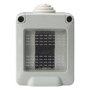 Custodia 1P IP55 Scatola Porta Frutti Con Coperchio 1 Posto Modulo Compatibile Con Vimar Plana