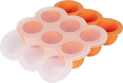 Bacchette per congelare e contenitori per conservare cibi per bambini con coperchio in silicone. 9 x 75ml porzioni.