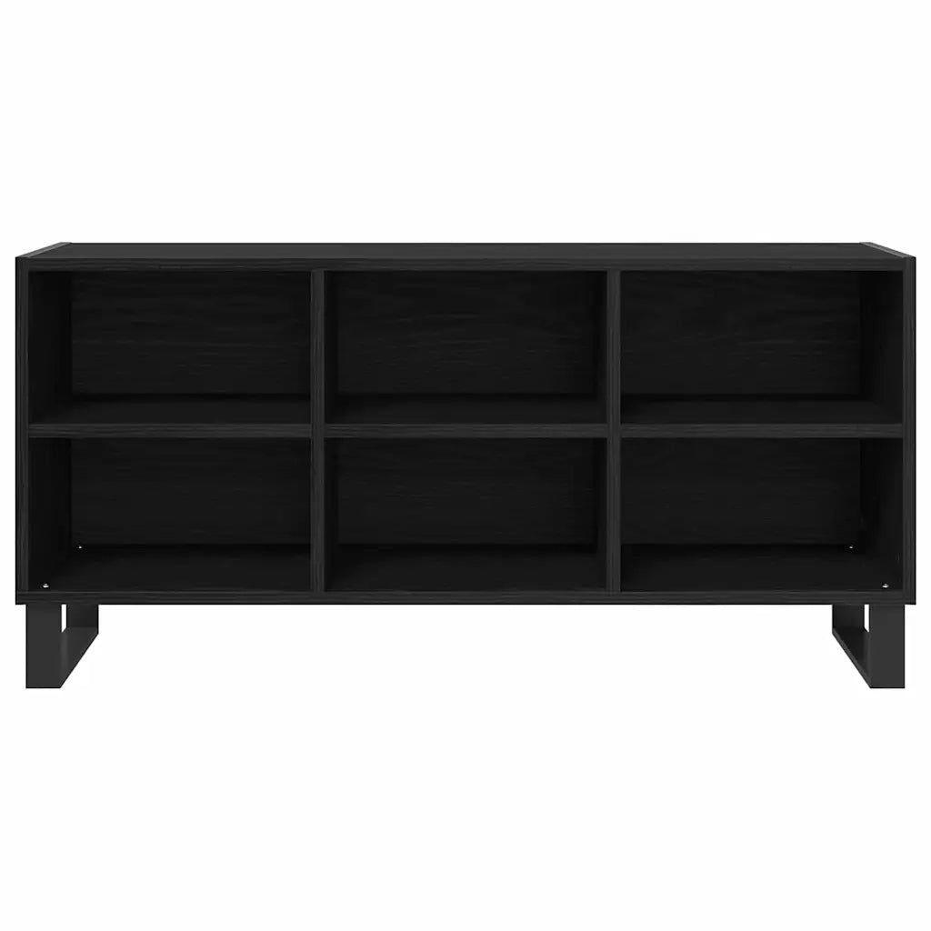 Mobile TV 103,5 x 30 x 50 cm Rovere Nero Legno ingegnerizzato 881928