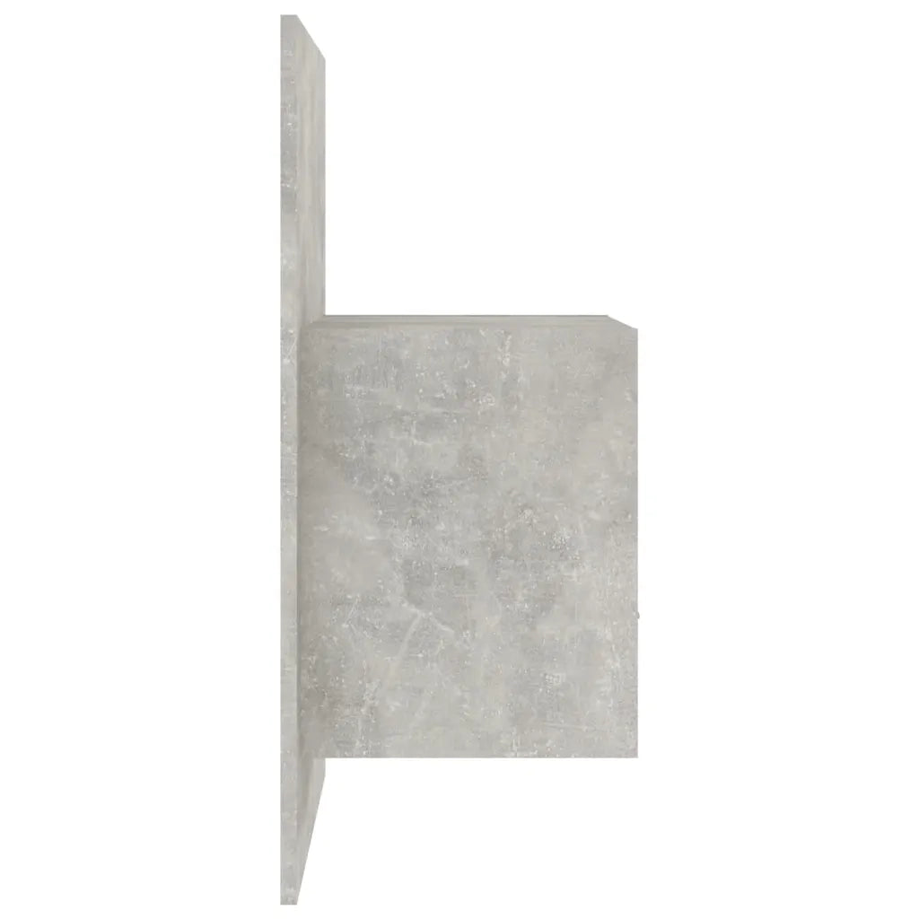 Comodini a Muro 2 pz Grigio Cemento cod mxl 40613