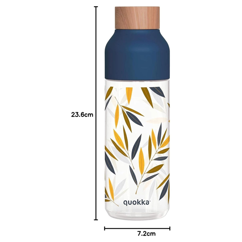 Bottiglia d'acqua in bambù Capacità 720 ml in Ecozen Blu Quokka