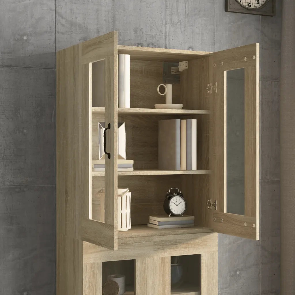 Armadietto Pensile a Parete Rovere Sonoma 69,5x34x90 cm 812288
