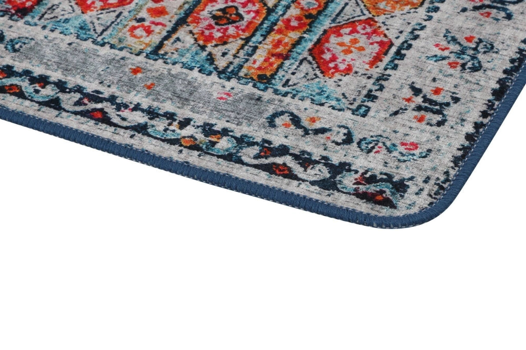 Dyersburg, Tappeto da Bagno Lavabile in Lavatrice, 60x100 cm Multicolore