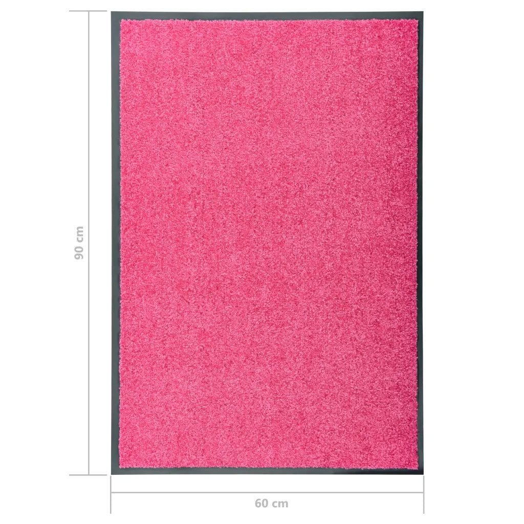 Zerbino Lavabile Rosa 60x90 cm 323446