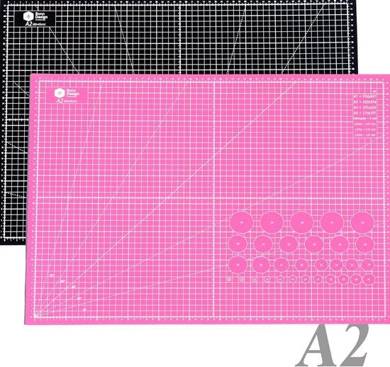 Taglierino A2 60 x 45 cm 5 strati Autoadesivo Rasterizzato a doppia faccia cm