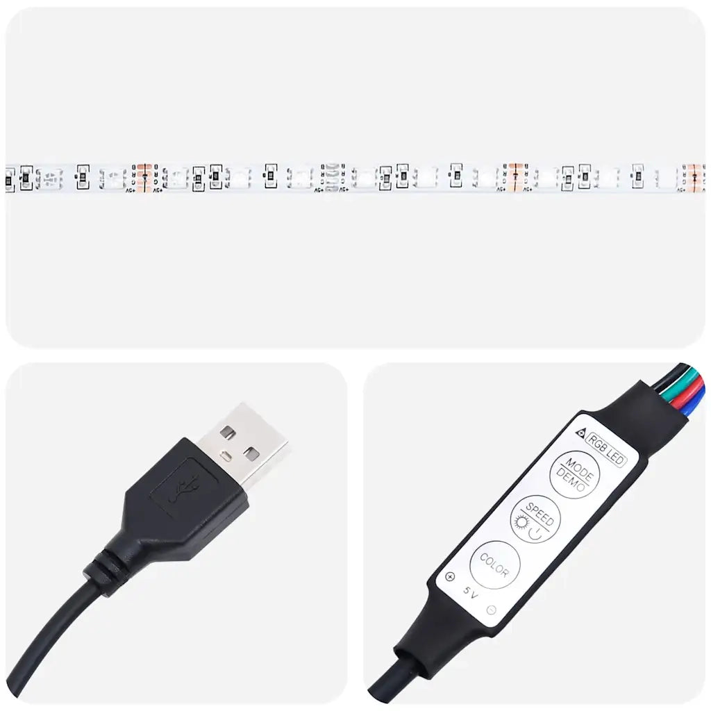 Giroletto con Contenitore e LED Grigio Scuro Tessuto 180x200 cm 285605