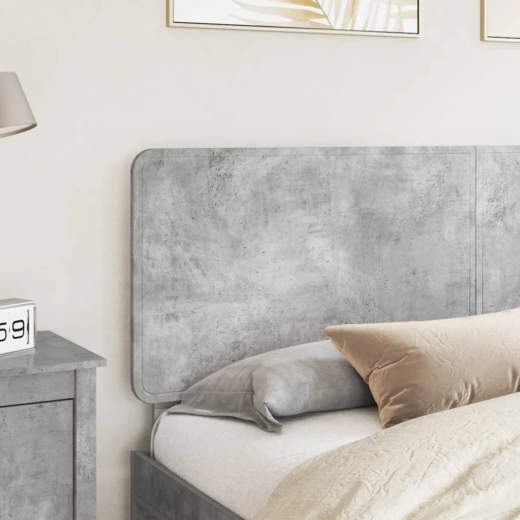 Testiera-Testata-Testiera Decorativa Grigio cemento 180 cm Legno multistrato 267604