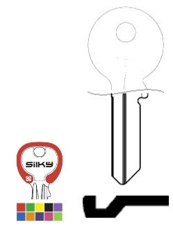 SILCA SILKY CHIAVE VI080 DZ (5 COL. ASSORTITI)